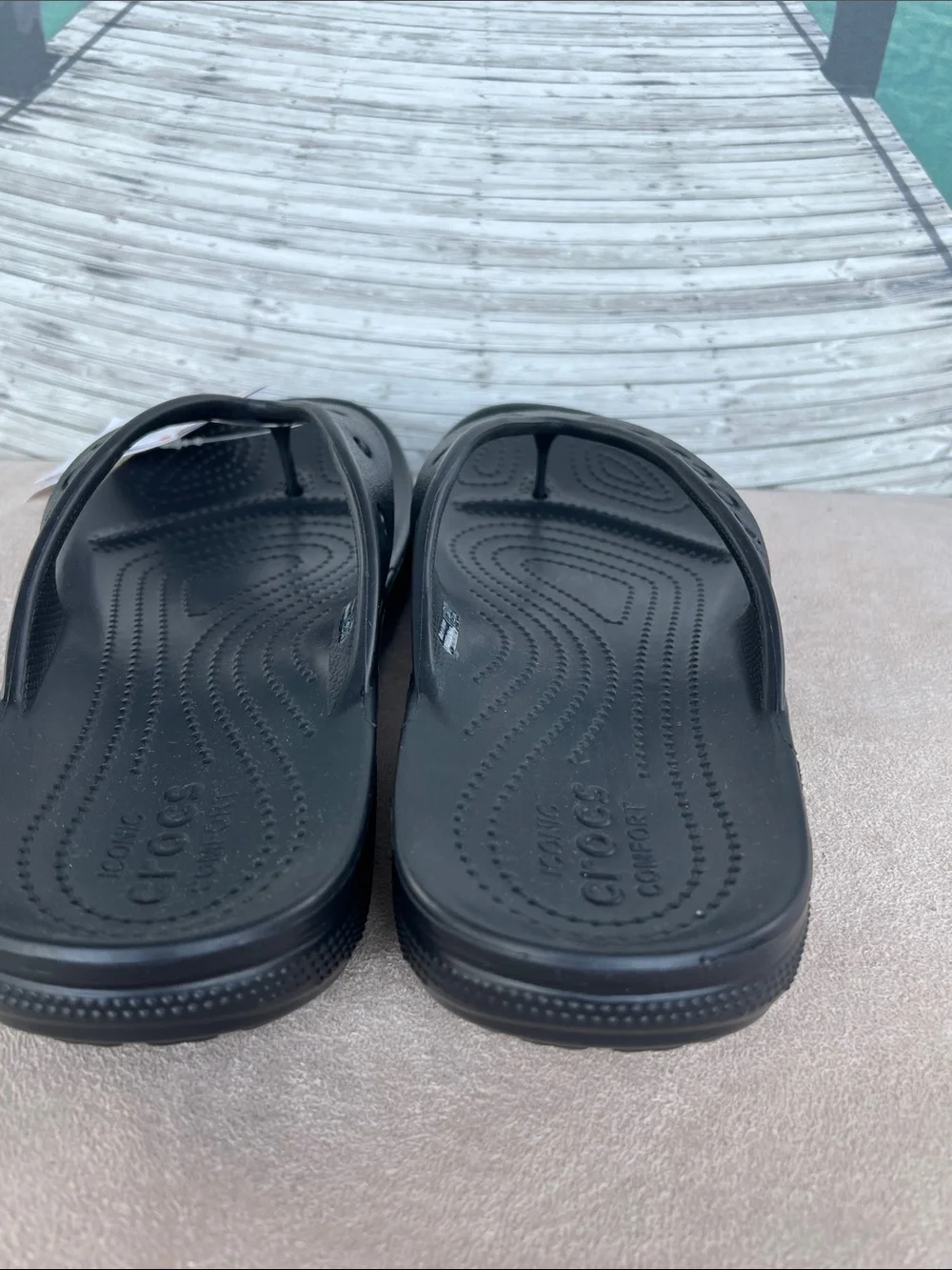 CROCS Black Men’s Bayla II Flip Sandals